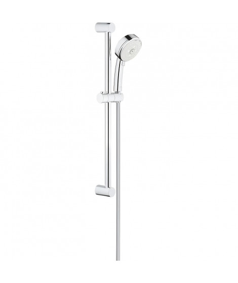 GROHE Ensemble de douche 3 jets Tempesta Cosmopolitan 100 27579002 - Barre de douche 60 cm -Limiteur de débit -Anti-calcaire …