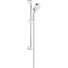 GROHE Ensemble de douche 3 jets Tempesta Cosmopolitan 100 27579002 - Barre de douche 60 cm -Limiteur de débit -Anti-calcaire …