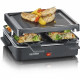 SEVERIN Raclette Gril 4 personnes compacte, facile a ranger, idéal pour les petits ménages, surface de cuisson 21 x 21cm, RG …