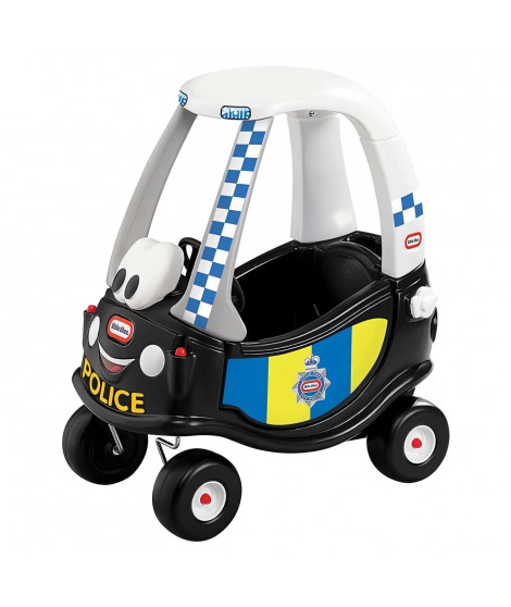 Little Tikes - Trotteur et Porteur Cozy Coupe Police - Noir - A partir de 18 mois
