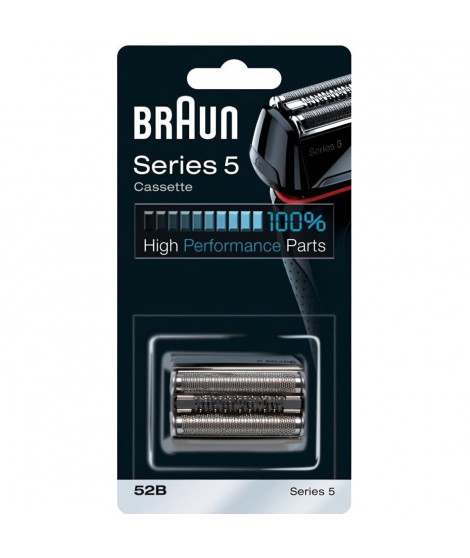 Braun Series 5 Piece De Rechange Pour Rasoir Électrique Noire, Compatible avec les rasoirs Series 5, 52B
