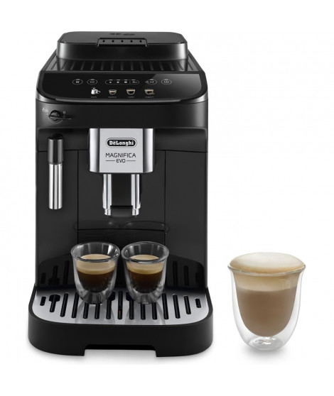 DELONGHI ECAM290.22.B - Machine a café Expresso Broyeur Magnifica Evo - 1450W - 3 boissons - 1,8L - 250g de grains