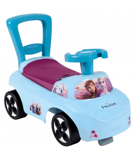 Smoby - La Reine des Neiges - Porteur Auto - Fonction Trotteur - Volant Directionnel - Pour Enfant Des 10 Mois - Coffre a Jou…