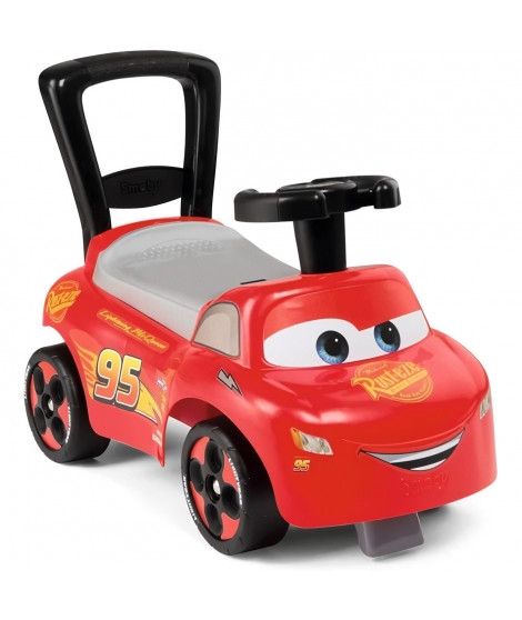 Smoby - Cars - Porteur Auto - Fonction Trotteur - Volant Directionnel - Pour Enfant Des 10 Mois - Coffre a Jouets - 720534