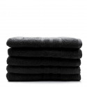 TODAY Lot de 5 Draps de bain Réglisse - 70 x 130 cm - 100% coton TODAY