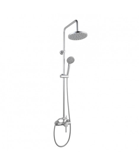 ROUSSEAU Colonne de douche avec robinet mitigeur mécanique Timaru chrome