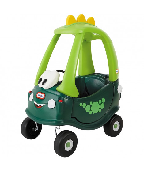 Little Tikes - Trotteur et Porteur Cozy Coupe Go Green Dino - Vert - A partir de 18 mois