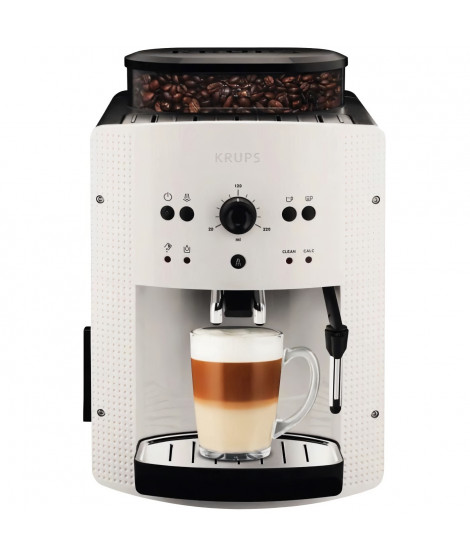 KRUPS EA810570 - Machine essential Espresso Automatique - Broyeur réglable 3 niveaux - Température réglable