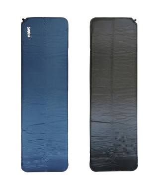 Matelas autogonflant de camping bleu SURPASS - Largeur 51 cm - 1 personne