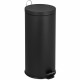 KITCHEN MOVE Poubelle de cuisine a pédale URBAN 30L - En acier Noir