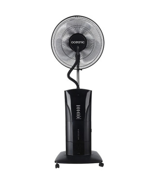 Ventilateur brumisateur sur pied 3 en 1 OCEANIC - Fonction purificateur d'air - 100 W - Ø44,5 cm - Hauteur 135 cm - Oscillant…