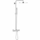 GROHE Colonne de douche Rainshower 310 27966000 - Mitigeur thermostatique - Limiteur de température - Chrome