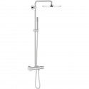 GROHE Colonne de douche Rainshower 310 27966000 - Mitigeur thermostatique - Limiteur de température - Chrome