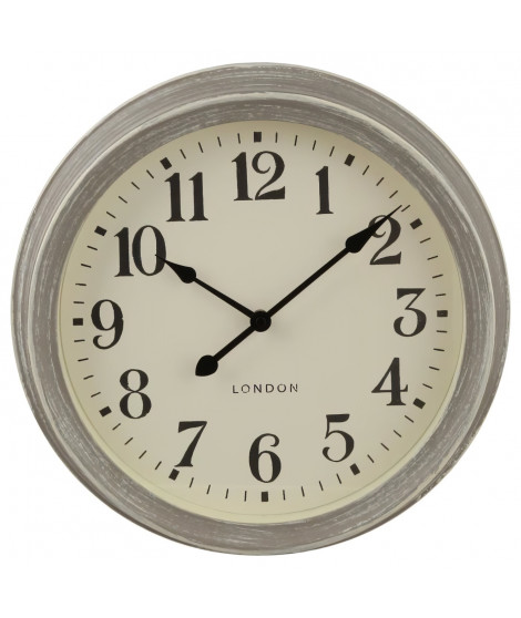 Horloge - Gris - Ø 35 cm