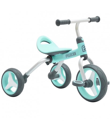 FUNBEE Porteur Tricycle 2 en 1 bleu clair Pour Enfant