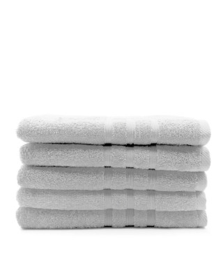 TODAY Lot de 5 Draps de bain Chantilly - 70 x 130 cm - 100% coton TODAY