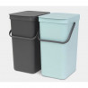 BRABANTIA Lot de 2 Poubelles de tri - 2x16 L