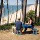 Table de camping pliante 4 personnes SURPASS bleu