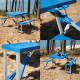 Table de camping pliante 4 personnes SURPASS bleu