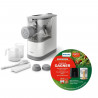 PHILIPS Machine a pâtes HR2345/19, 150W, 100% automatique, 450g en 18min, 4 disques de pâtes, Nettoyage facile, Livre de rece…