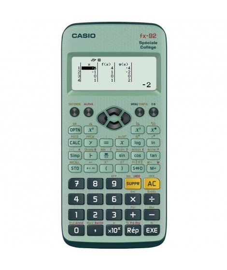 Calculatrice CASIO Fx 92+ College Scientifique Graphique et Formelle