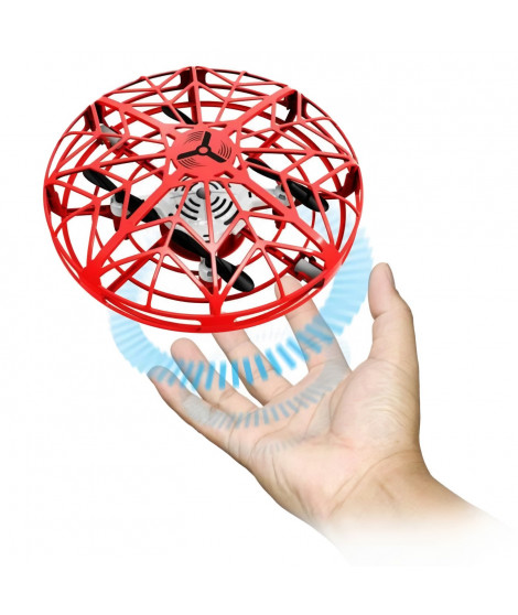FLYBOTIC UFO - Drone enfant - 12 cm - Des 5 ans - Capteur de mouvement - Temps de jeu environ 5 min