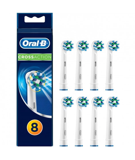 Oral-B CrossAction 8 brossettes de rechange