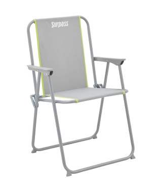 SURPASS - Fauteuil de camping - Piccolo gris et vert