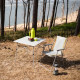 SURPASS - Fauteuil de camping - Piccolo gris et vert