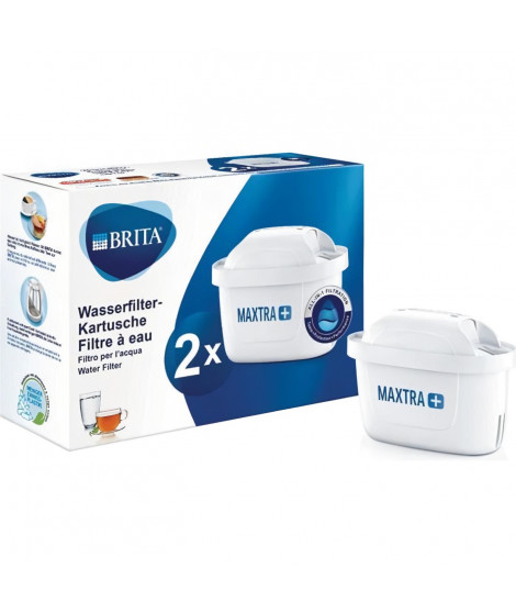 BRITA Pack de 2 cartouches MAXTRA+ pour carafes filtrantes