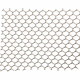 NATURE Grillage pour parterre - HDPE gris - Maille hexagonale 5 mm - 0,5x3 m