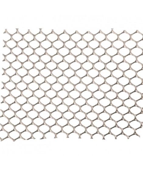 NATURE Grillage pour parterre - HDPE gris - Maille hexagonale 5 mm - 0,5x3 m