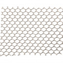 NATURE Grillage pour parterre - HDPE gris - Maille hexagonale 5 mm - 0,5x3 m