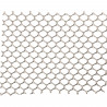 NATURE Grillage pour parterre - HDPE gris - Maille hexagonale 5 mm - 0,5x3 m
