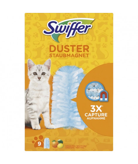 SWIFFER Lingettes poussieres Duster - Recharges x9