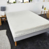 SWEETNIGHT Rénove-matelas housse intégrale ANDREA 180x200 cm - Blanc