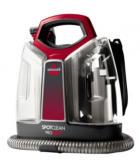 BISSELL 36988 Spotclean Pro Heat - Nettoyeur sol a eau portatif - 2 réservoirs 1,1L et 1,4L - Brosse 8cm - Technologie Heatwave