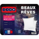 DODO Lot de 2 Oreillers Beaux Reves - 60 x 60 cm - Blanc