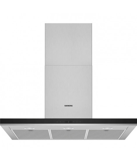 Hotte décorative murale box SIEMENS LC97BHP50 90 cm - 718 m3/h - Inox