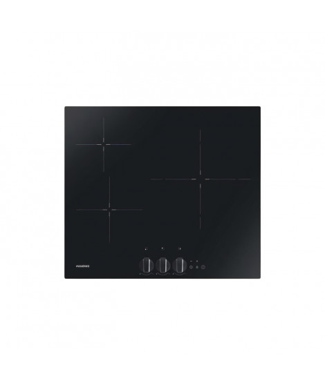 ROSIERES RHK63DC - Plaque vitrocéramique - 3 foyers - L60cm - Noir