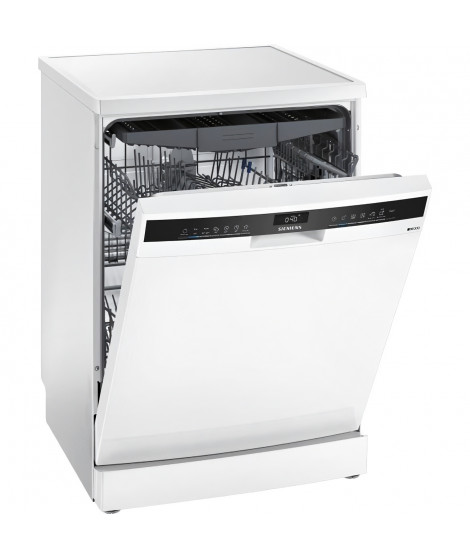 Lave-vaisselle pose libre SIEMENS SN23EW14CE iQ300 - 13 couverts - Induction - L60cm - Home Connect 44dB - Blanc