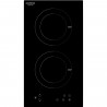 Plaque de cuisson induction encastrable - OCEANIC - 2 zones - L28,8 x P52cm - OCEATI2Z2B - 2 boosters - Revetement verre - Noir