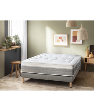 Matelas 160x200 cm SOMDREAM - 27 cm - Mémoire de forme - Triple suspension - OSCAR