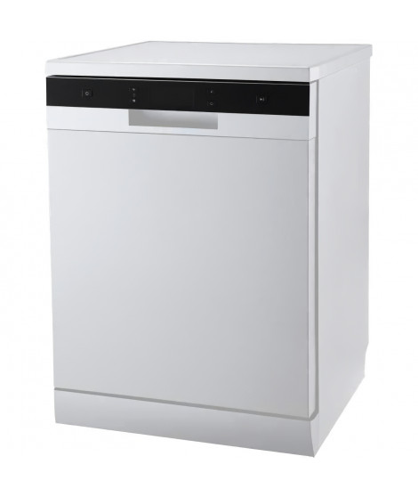 Lave-vaisselle pose-libre CONTINENTAL EDISON CELV1444W - 14 couverts - L 59,8 cm - 44 dB - Blanc