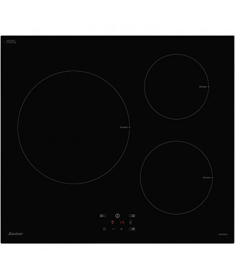 Table de cuisson induction SAUTER - 3 foyers - L60 cm - SI934B - 7200W - Noir