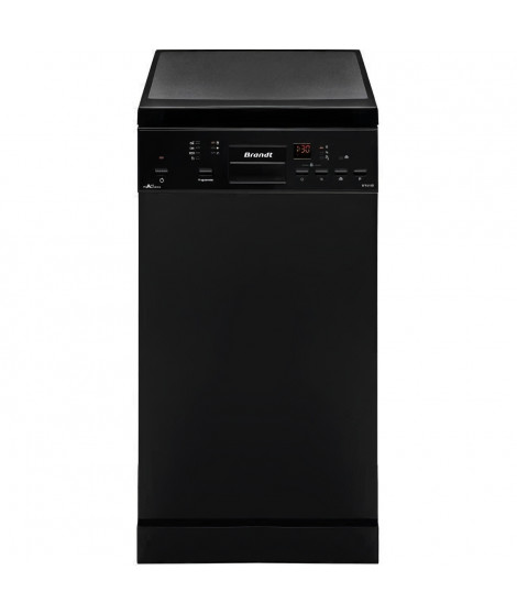 Lave-vaisselle pose libre BRANDT DFS1010B - Induction - 10 couverts - L45cm - 47 dB - Noir