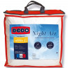 Couette Night Air - Tempérée - Blanc - 220 x 240 cm - Enveloppe 100% polyester - DODO