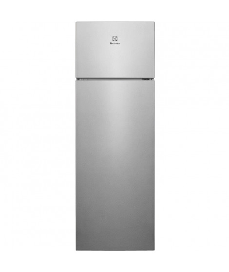ELECTROLUX LTB1AF28U0 - Réfrigérateur congélateur haut - 281L (240+41) - Froid statique - L55,1cm x H 161cm - Inox
