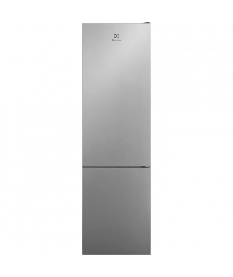 ELECTROLUX LNT5MF36U0 - Réfrigérateur congélateur bas - 360L (266+94)- Froid ventilé - No Frost - H201 x L60cm - Inox