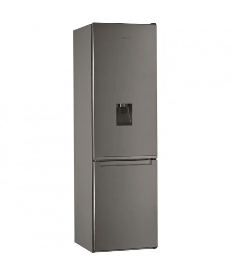 WHIRLPOOL - W7911IOXAQUA - Réfrigérateur combiné - 360 L (256 + 104)- Total NoFrost - L60cm x H201cm - Inox